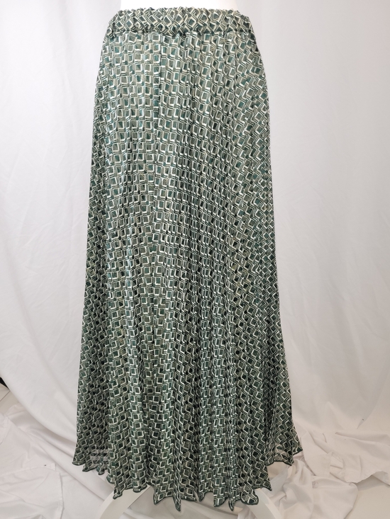 H&M Dresses & Skirts - H&M Green Geometric Maxi Skirt